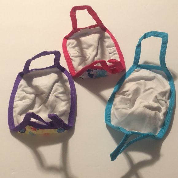 Dream Works Trolls  Poppy Easter face mask set reusable washable - Picture 3 of 3